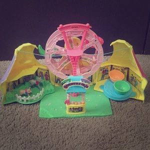 Vintage Fisher Price Sweet Street Lot- Carnival